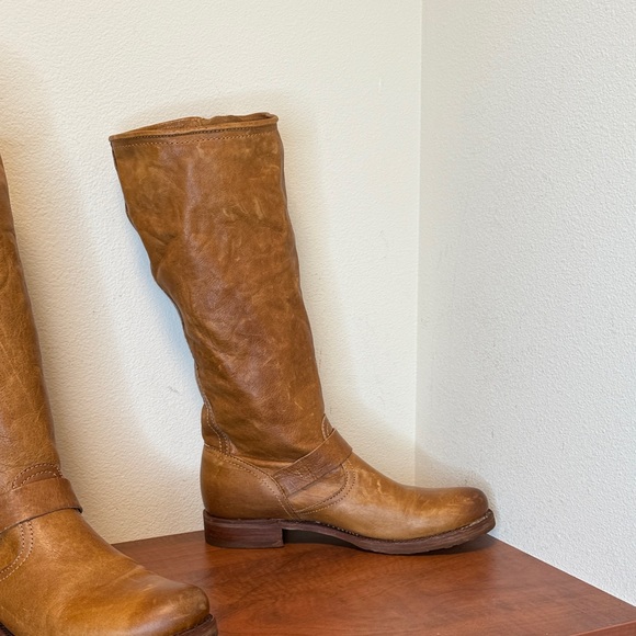 Frye Women's Tan Brown Tall Veronica Slouch Boots, Size 9.5 - Picture 4 of 14